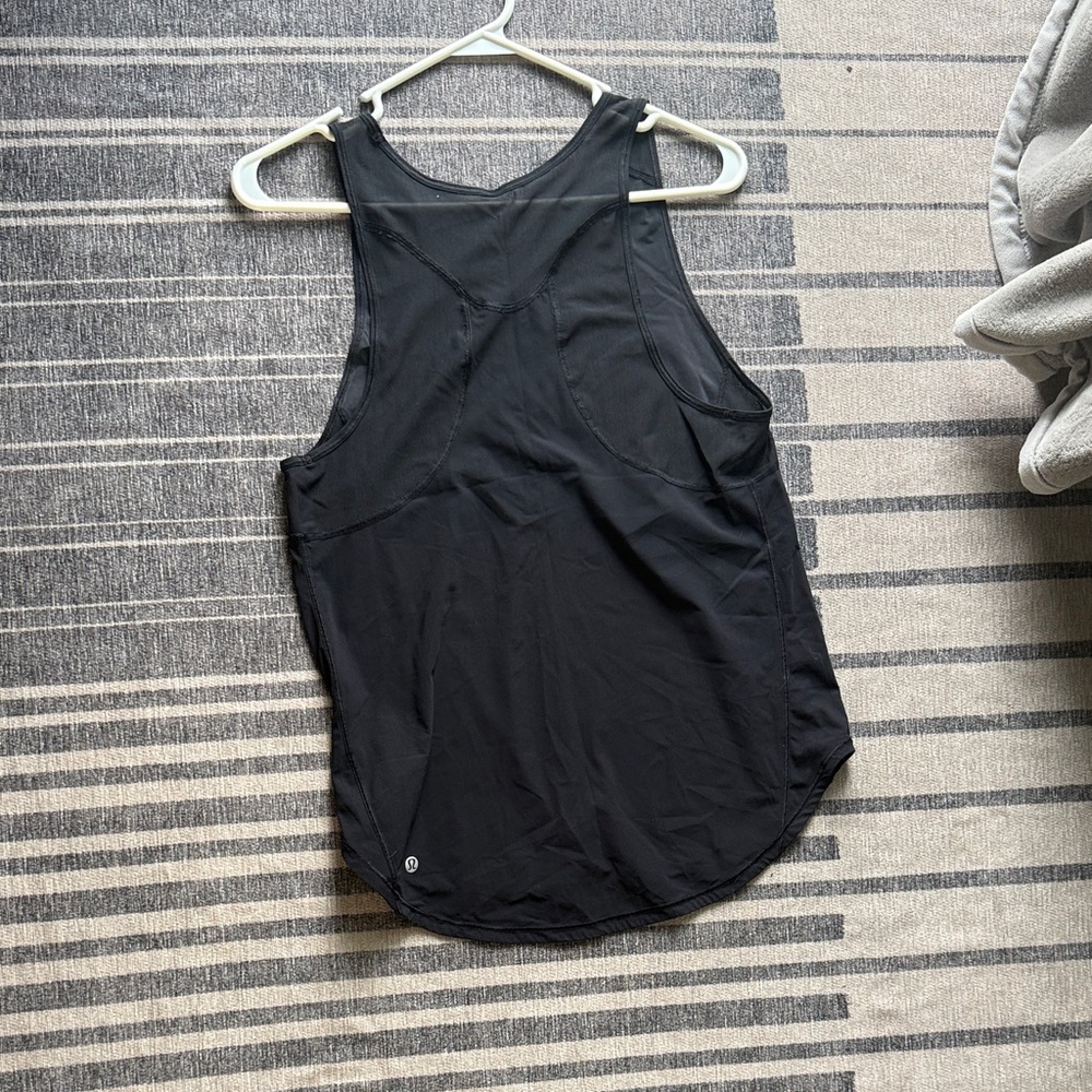 lululemon athletica Black Muscle Tank Top